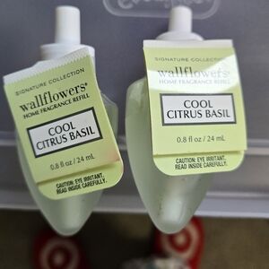 Bath and Body Works Wallflower Refill-Cool Citrus Basil-2 pack